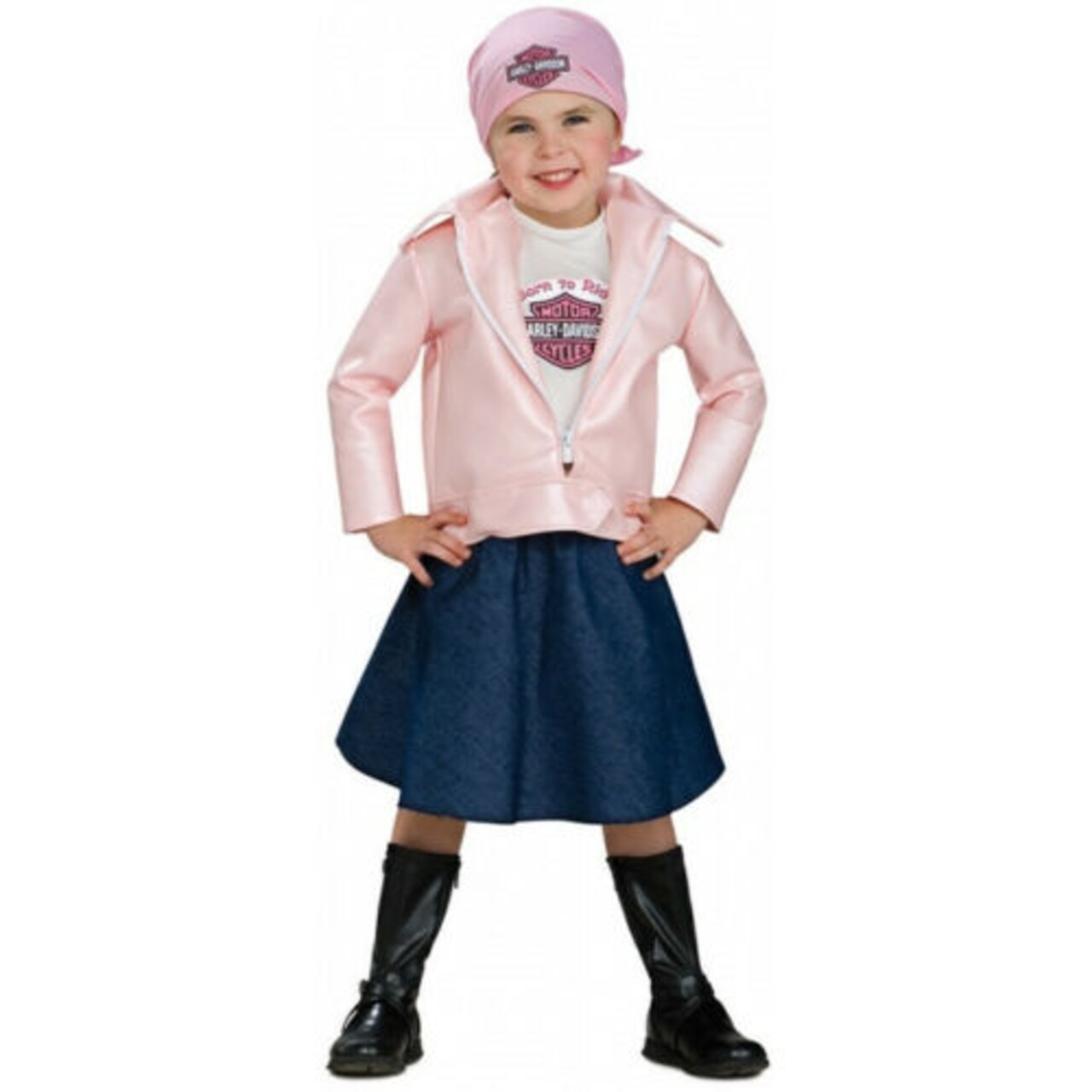 Rubies Child Lil' Biker Babe Halloween Costume, Size Toddler 1-2